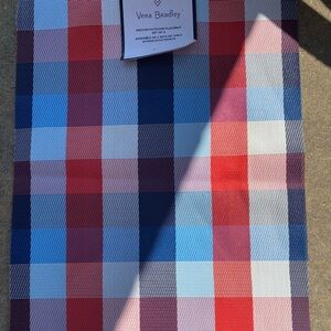 Vera Bradley Red and Blue Checkered Placemat